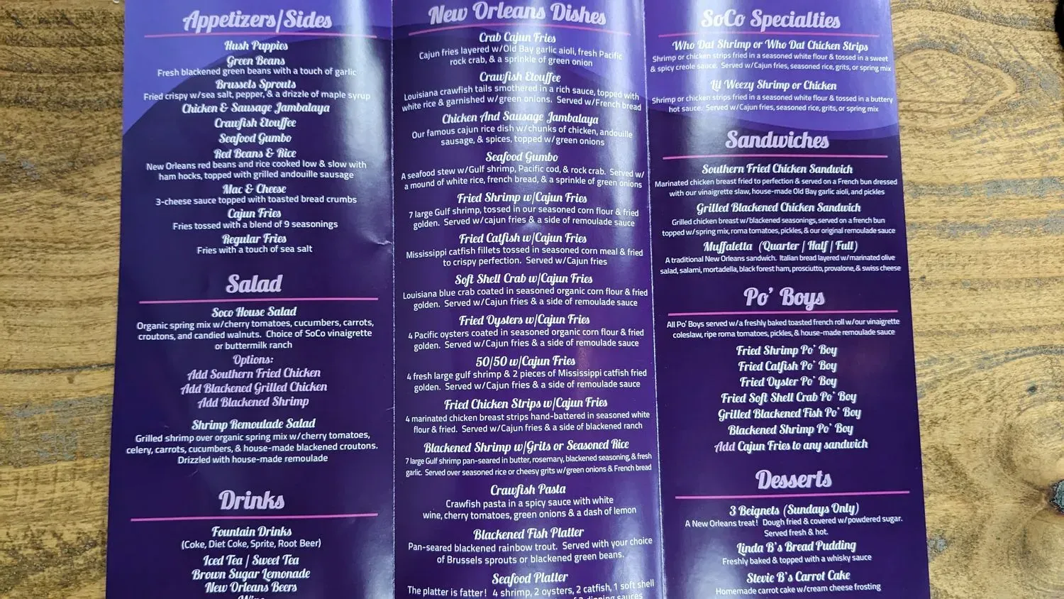 Menu 5