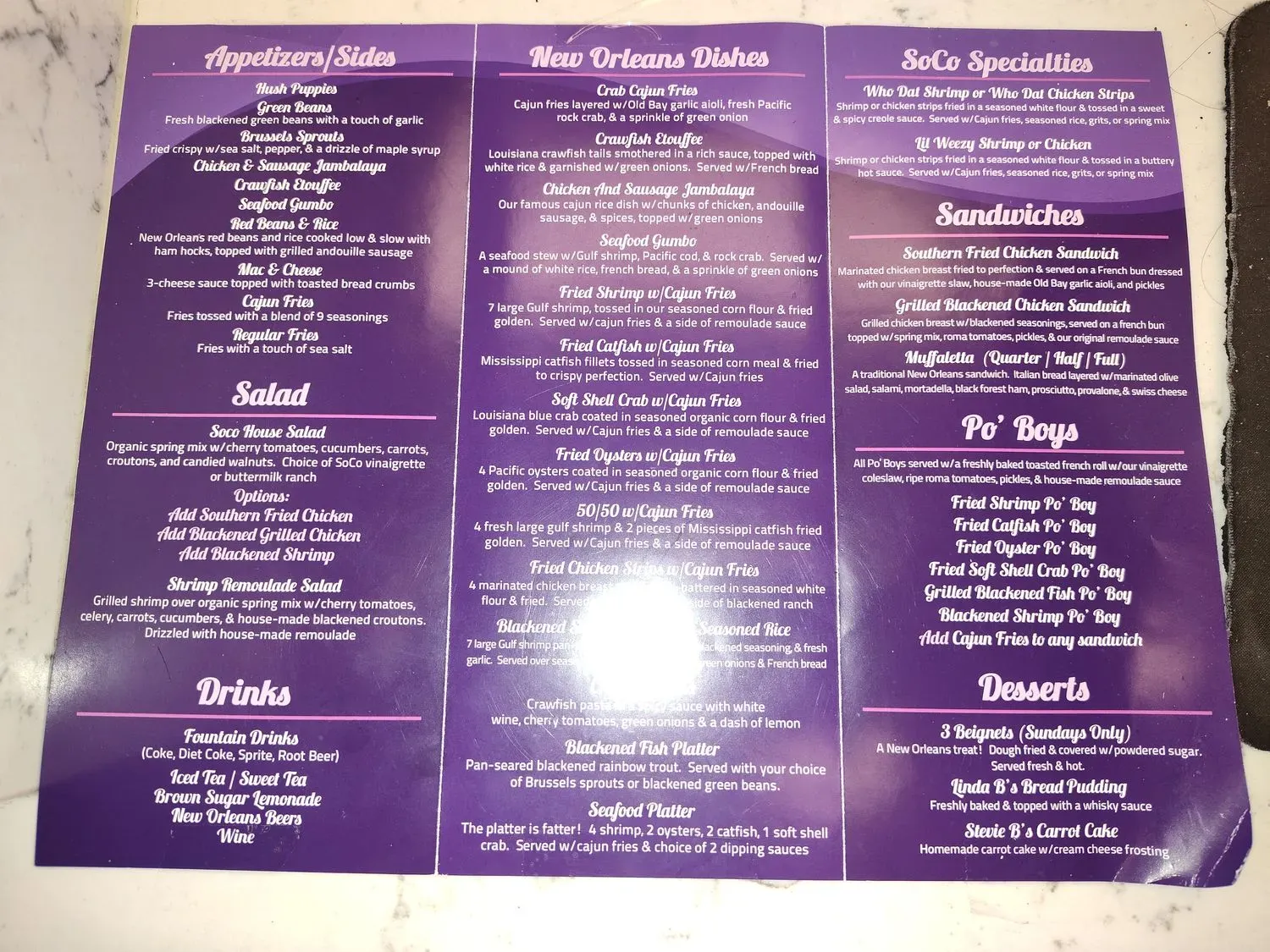 Menu 2