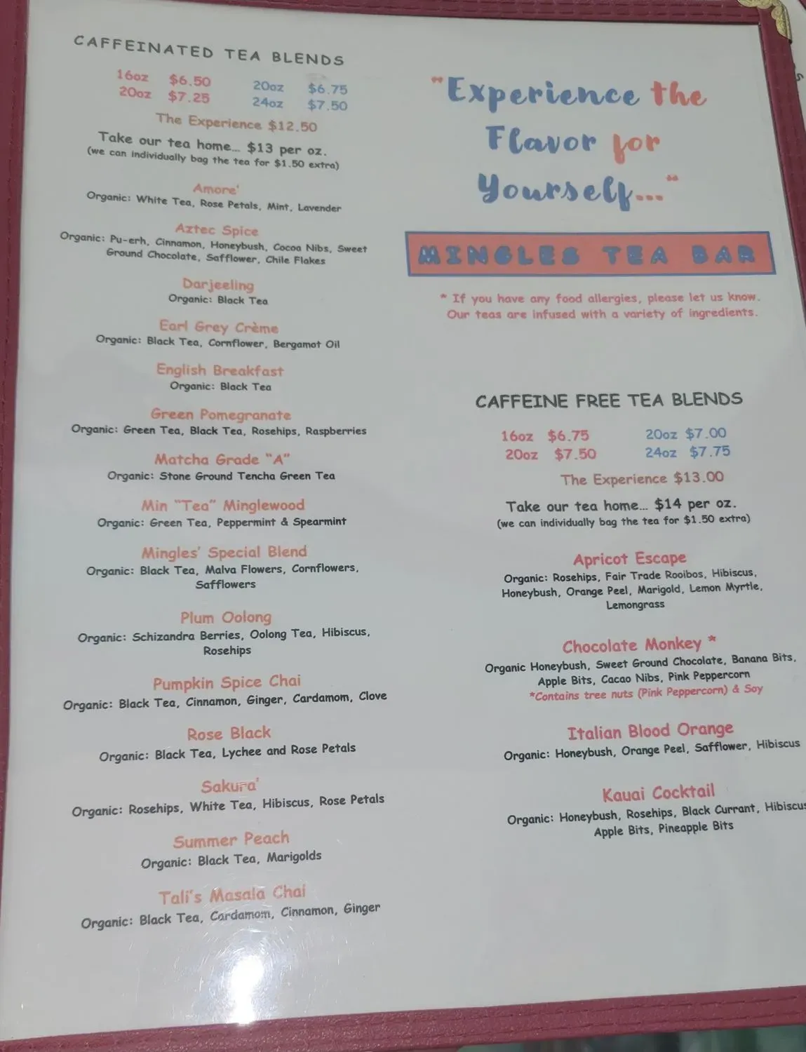 Menu 4