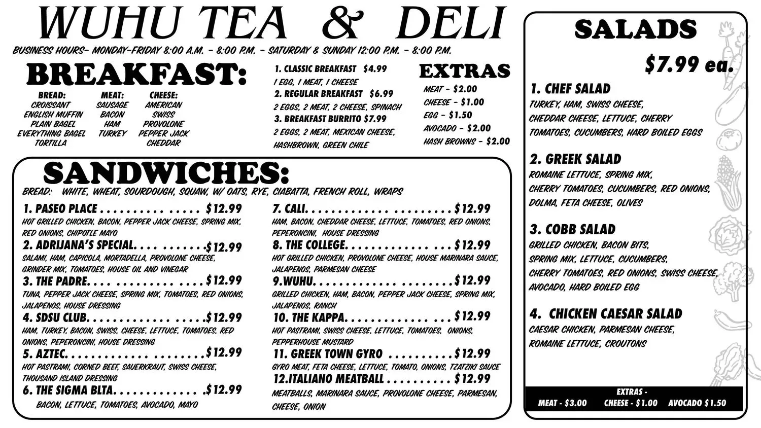 Menu 2