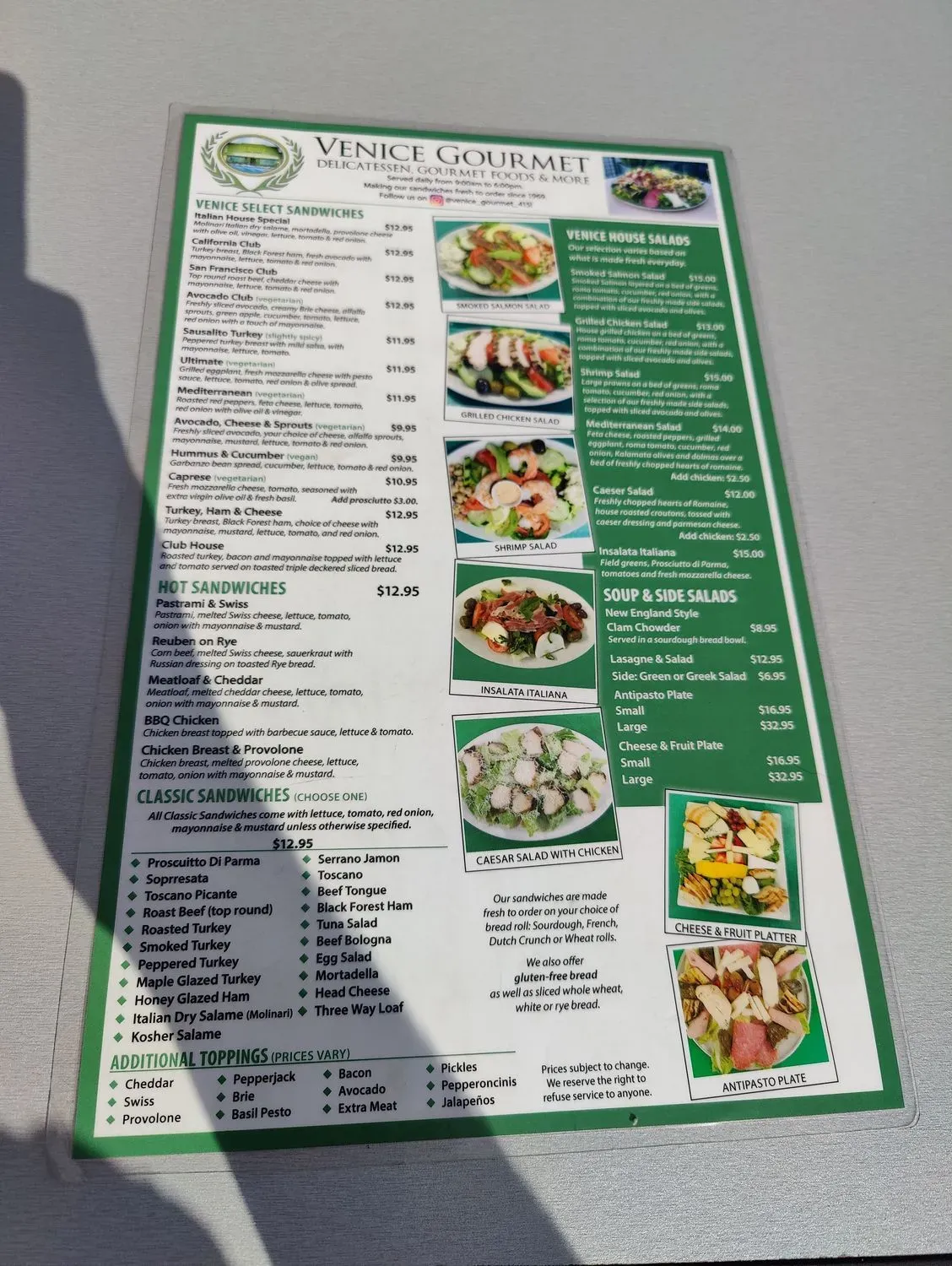 Menu 6