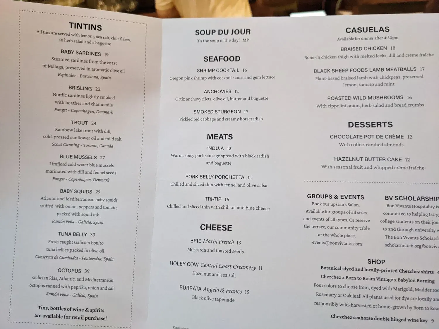 Menu 6