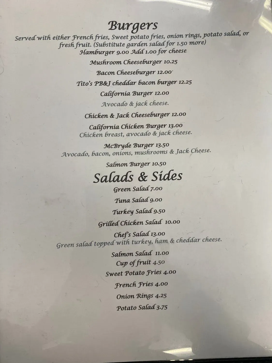 Menu 3