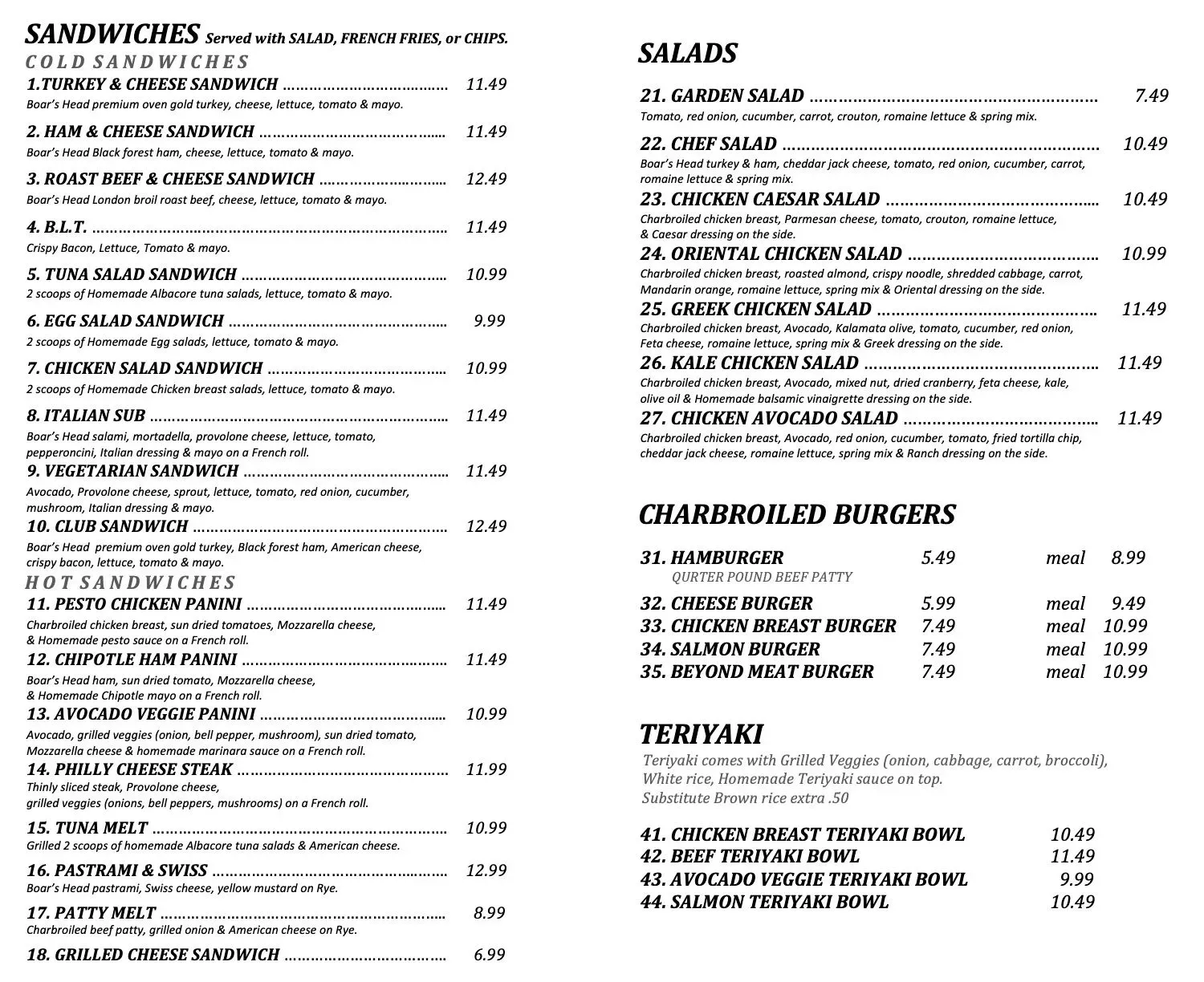 Menu 3