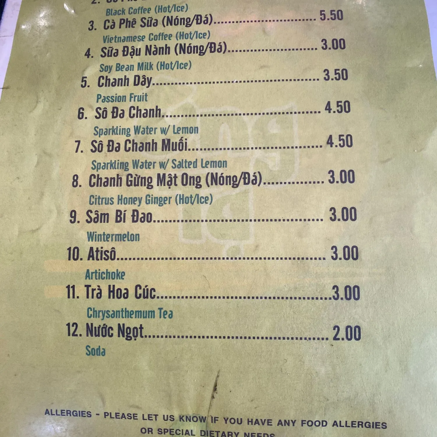 Menu 2