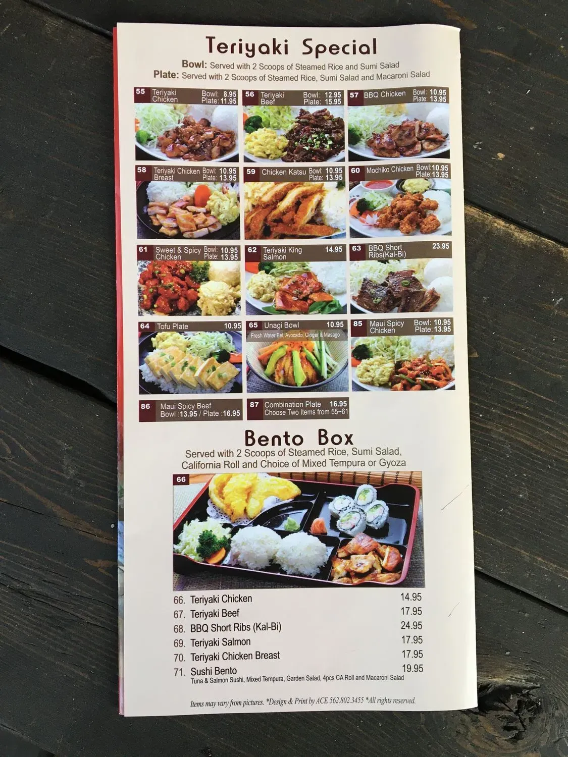 Menu 2