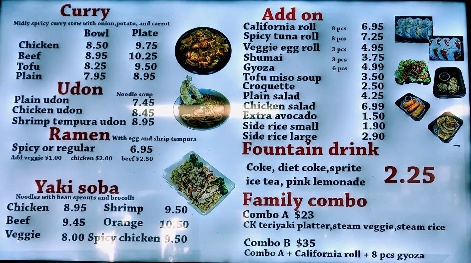 Menu 2