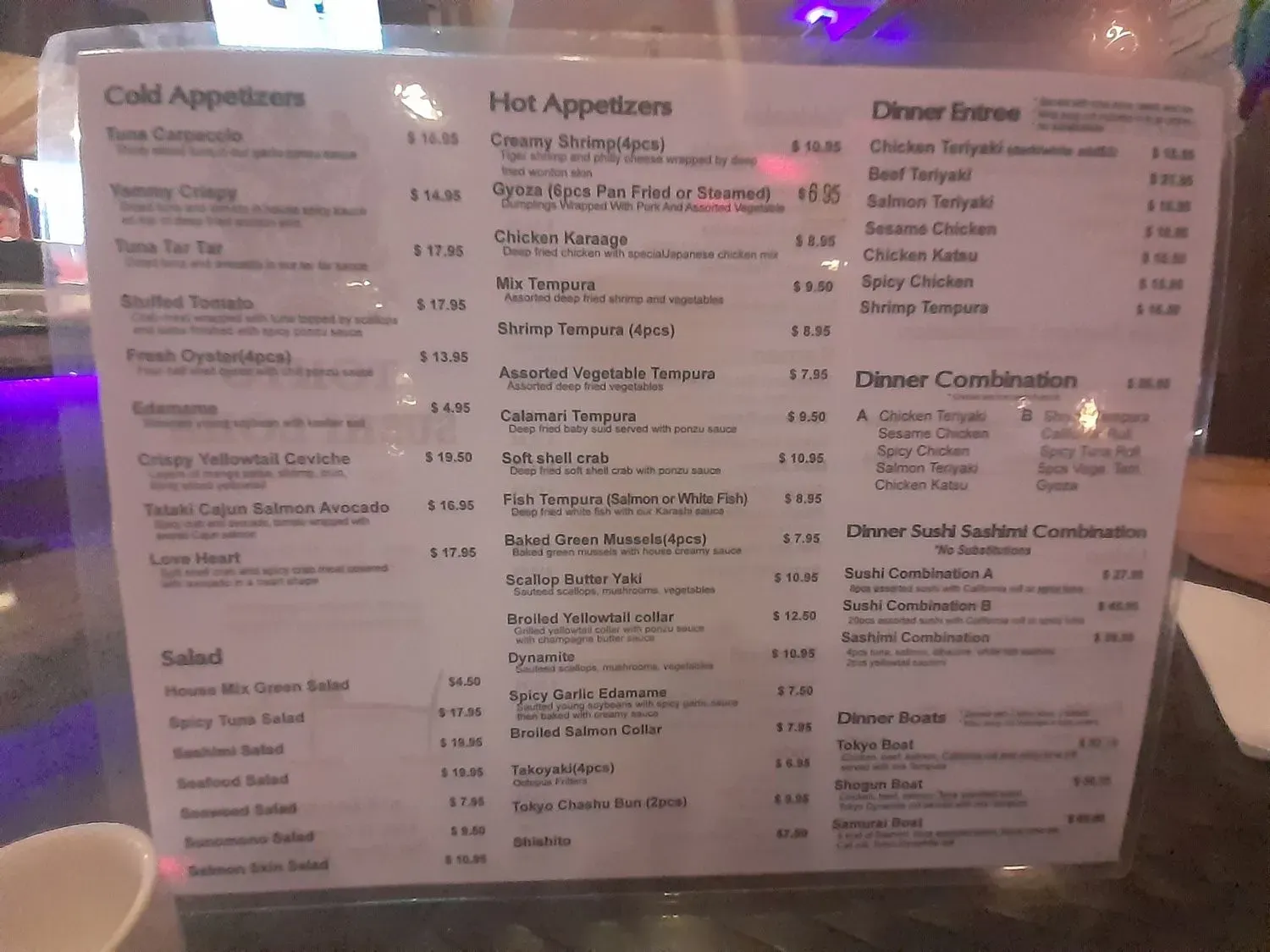 Menu 3