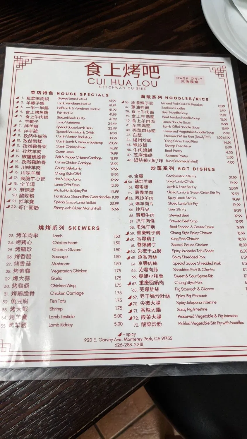 Menu 4