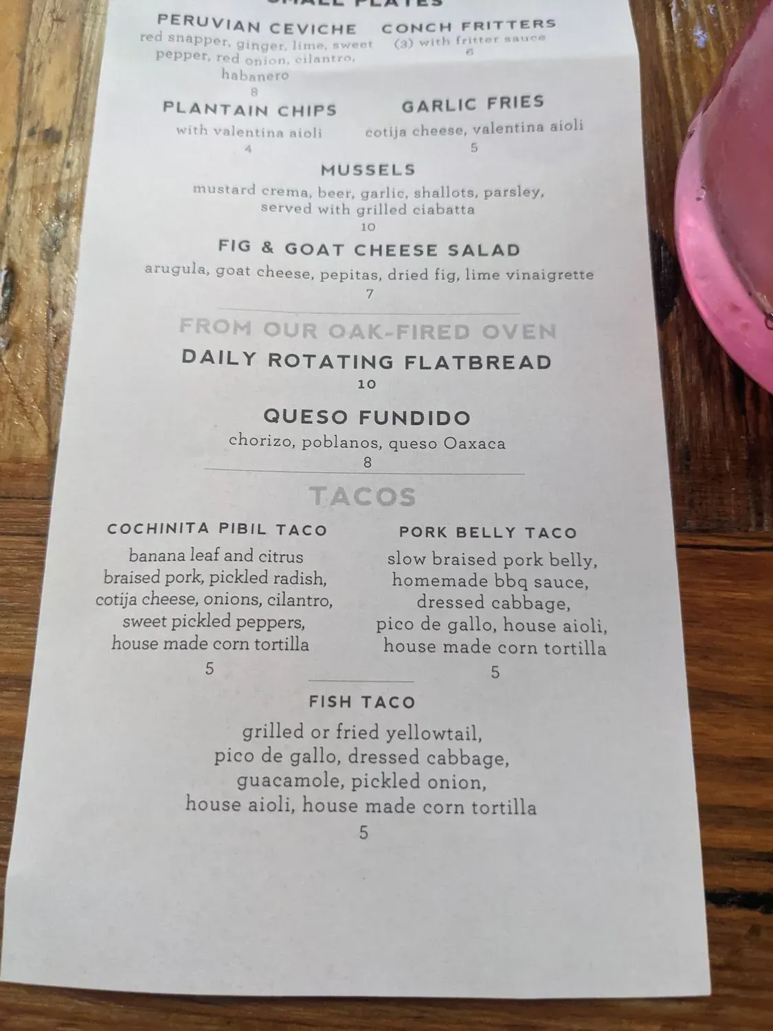 Menu 6