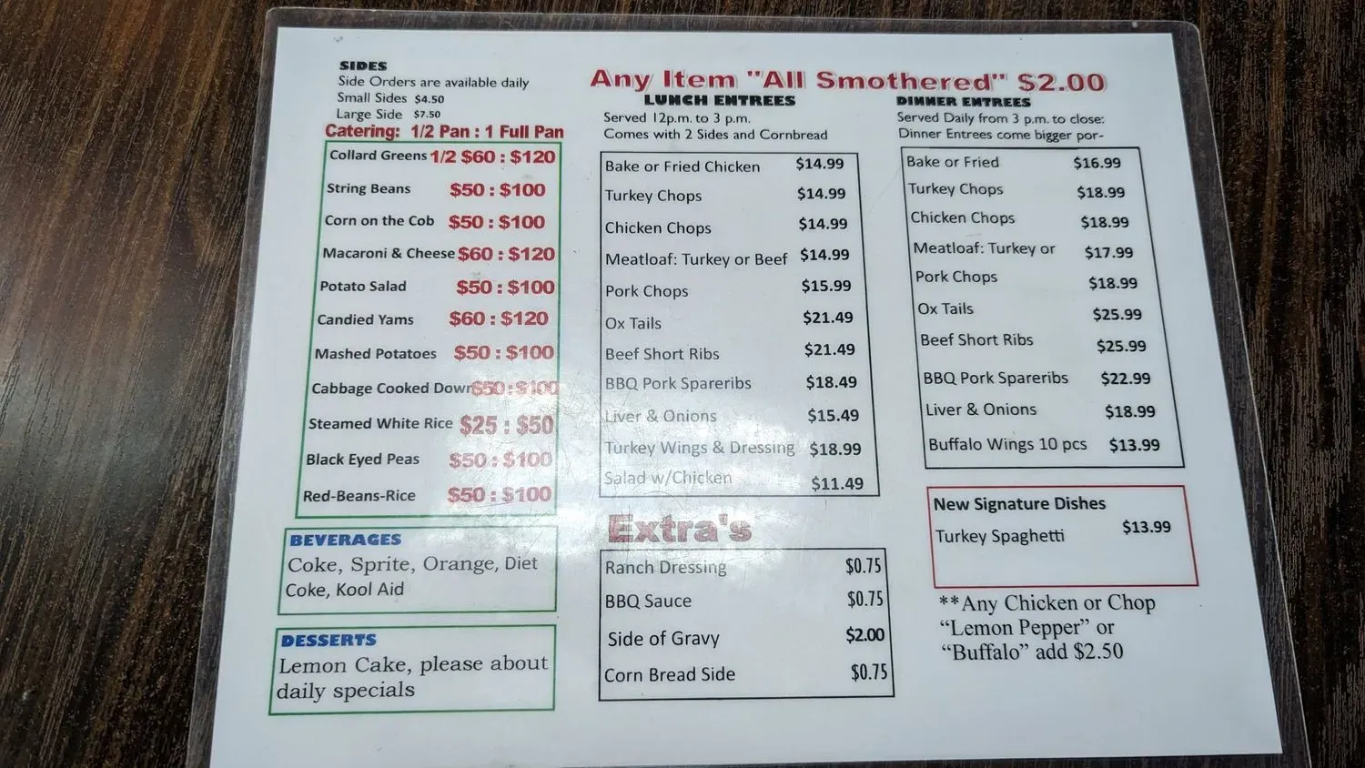 Menu 2