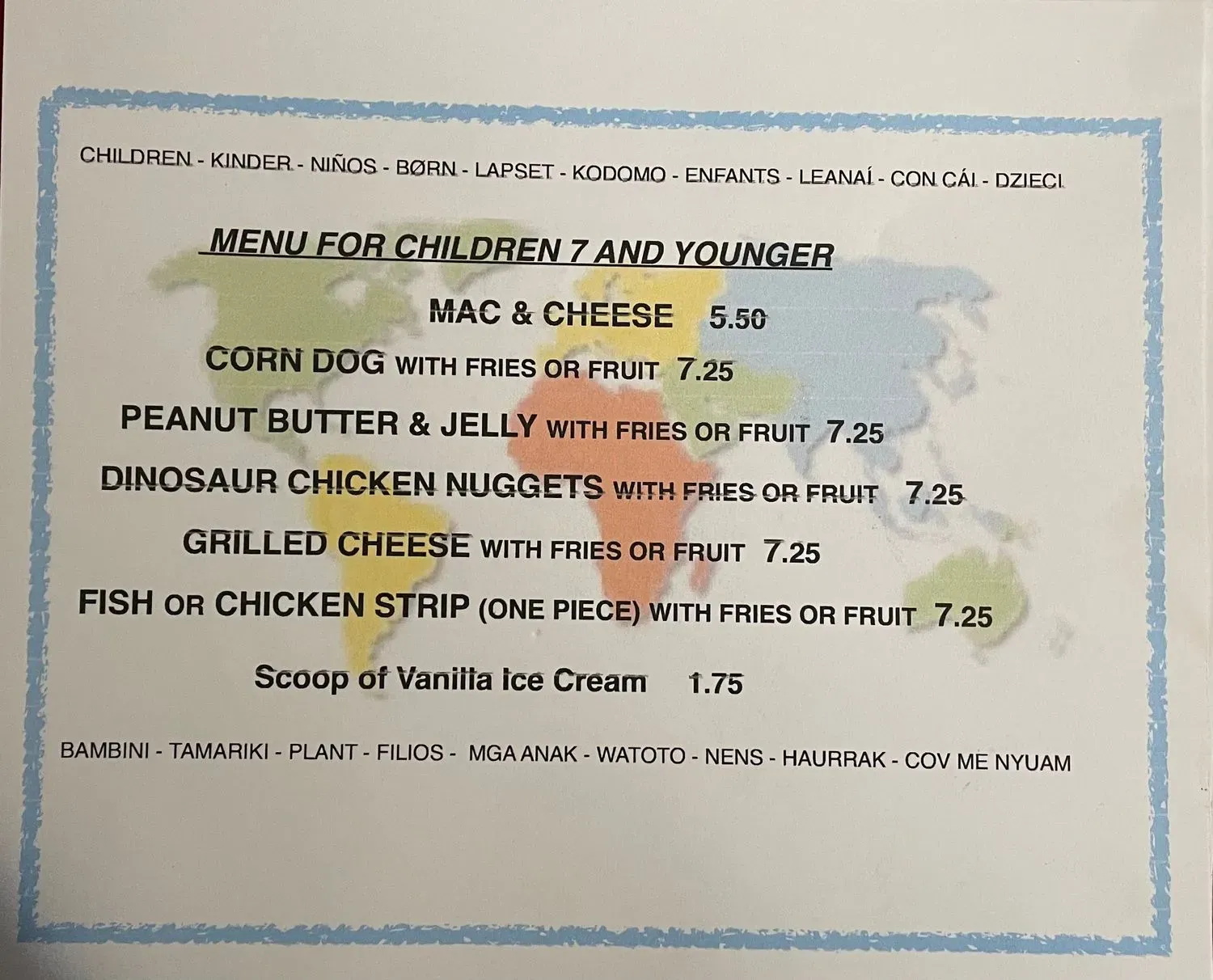 Menu 6