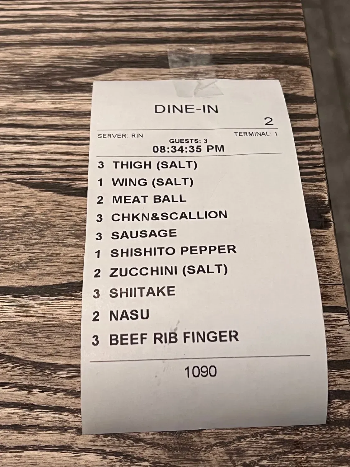 Menu 6