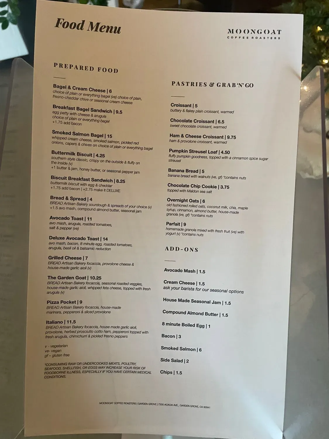 Menu 6