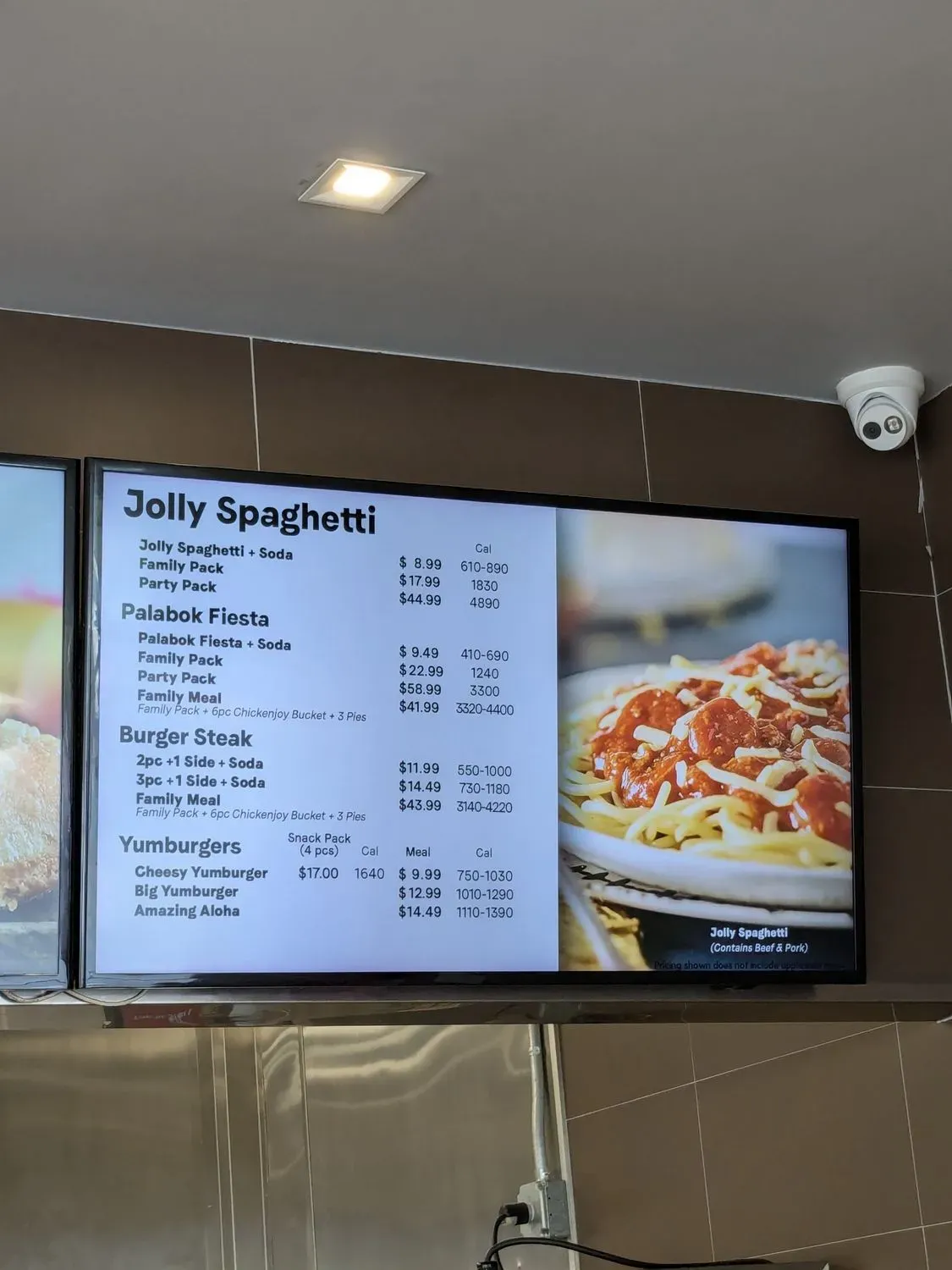 Jollibee Menu - Updated November 2025