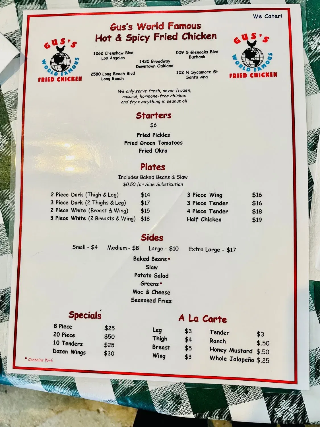 Menu 4