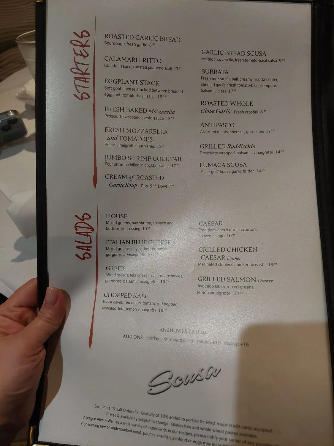 Menu 5