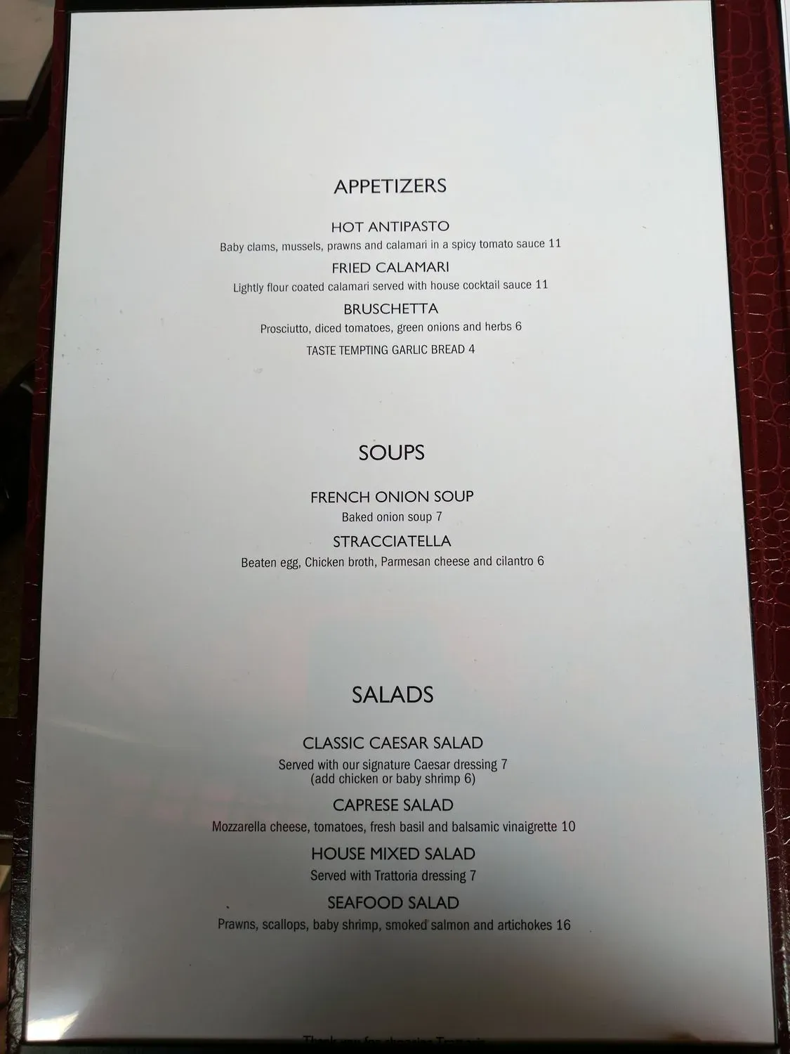 Menu 5