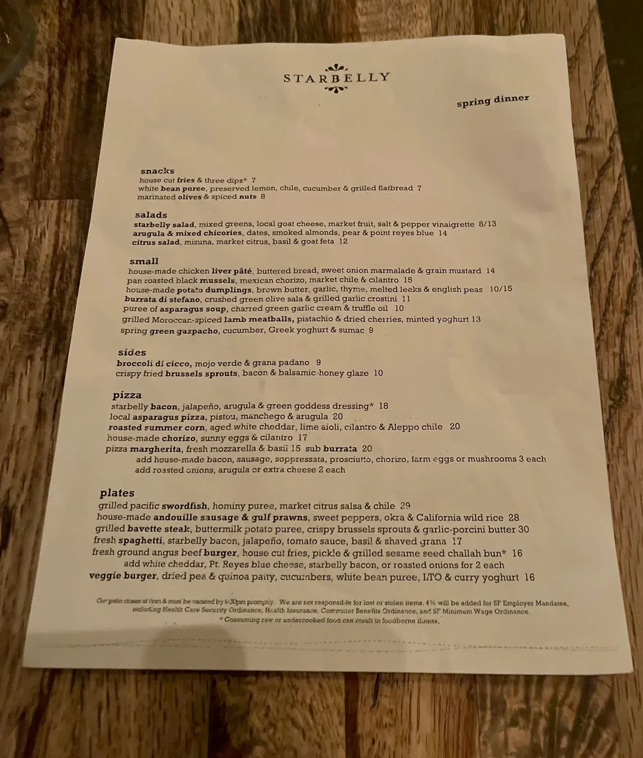 Menu 6