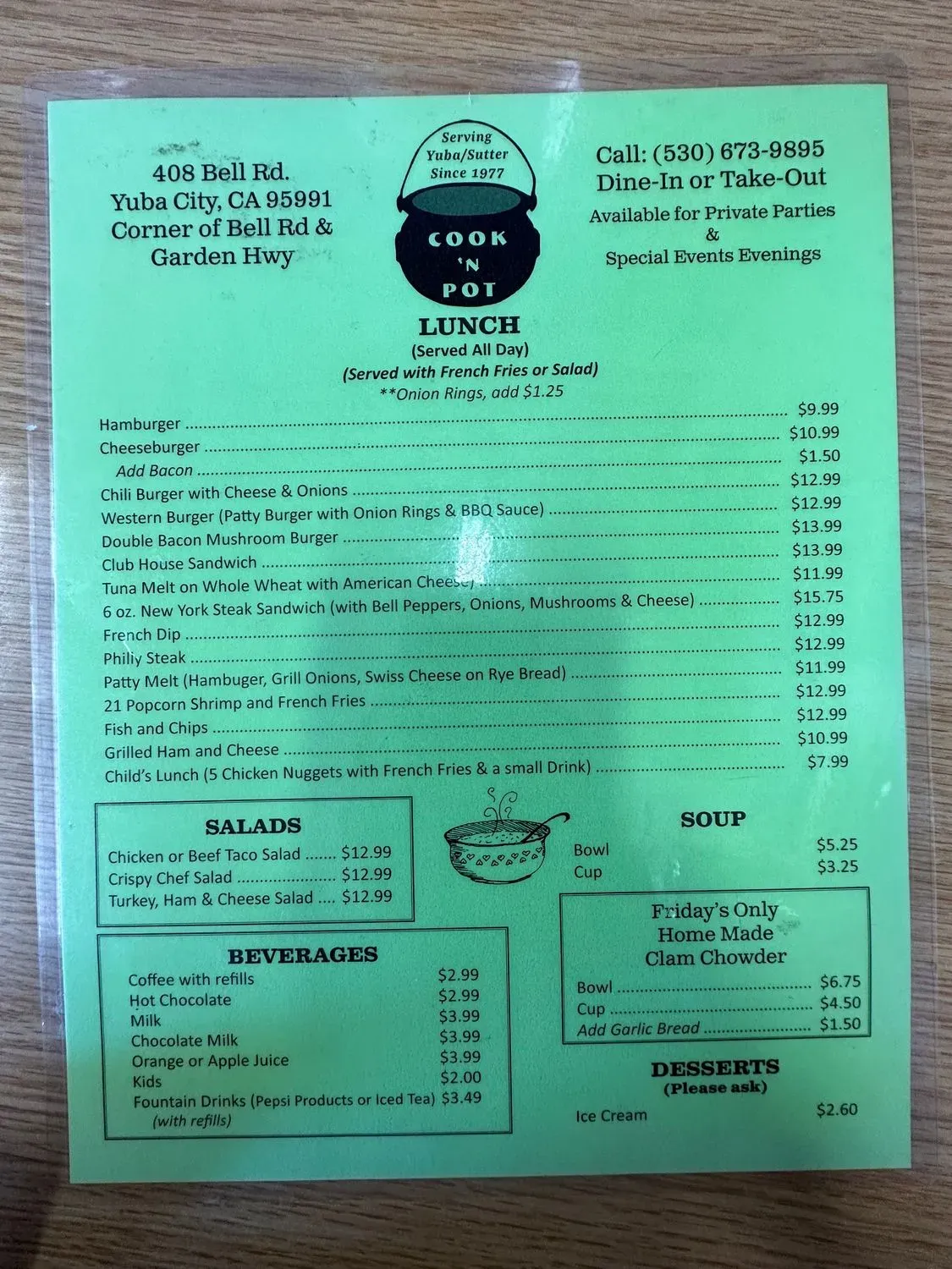 Menu 3