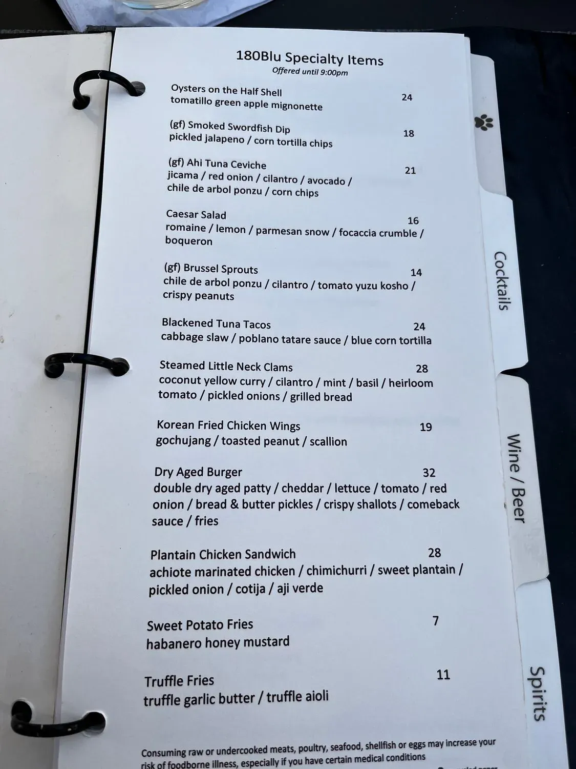 Menu 4