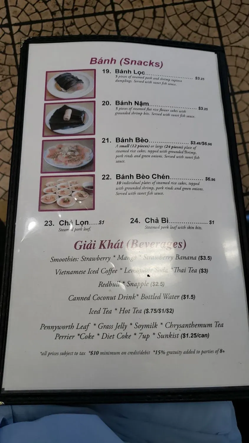 Menu 4