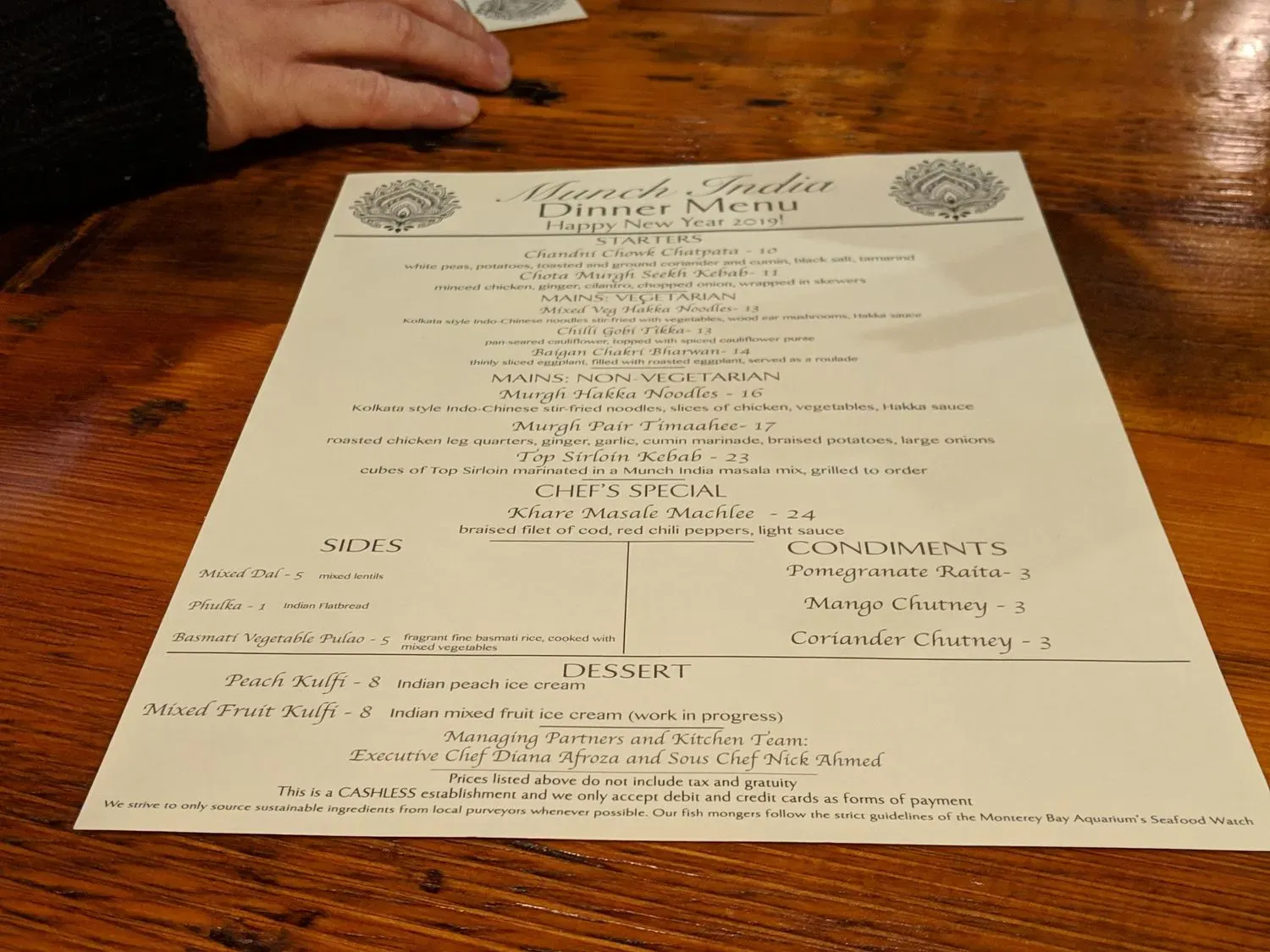 Menu 4