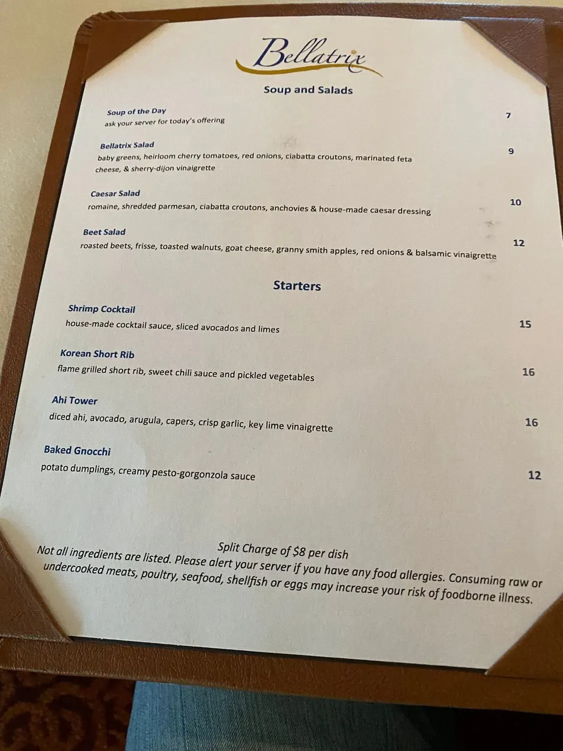 Menu 4