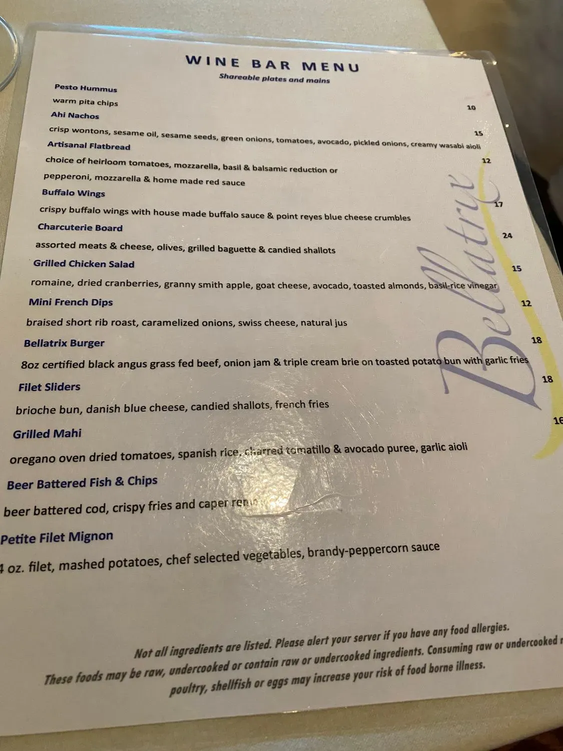 Menu 6