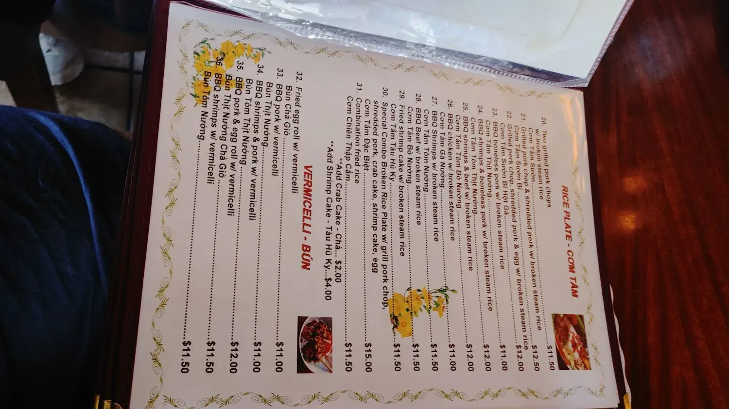 Menu 6