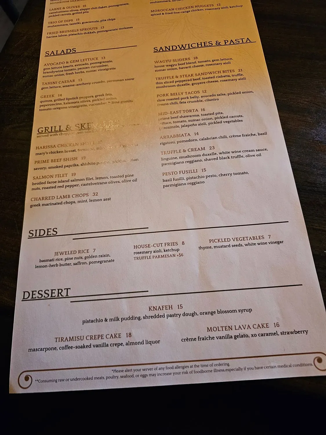 Menu 4