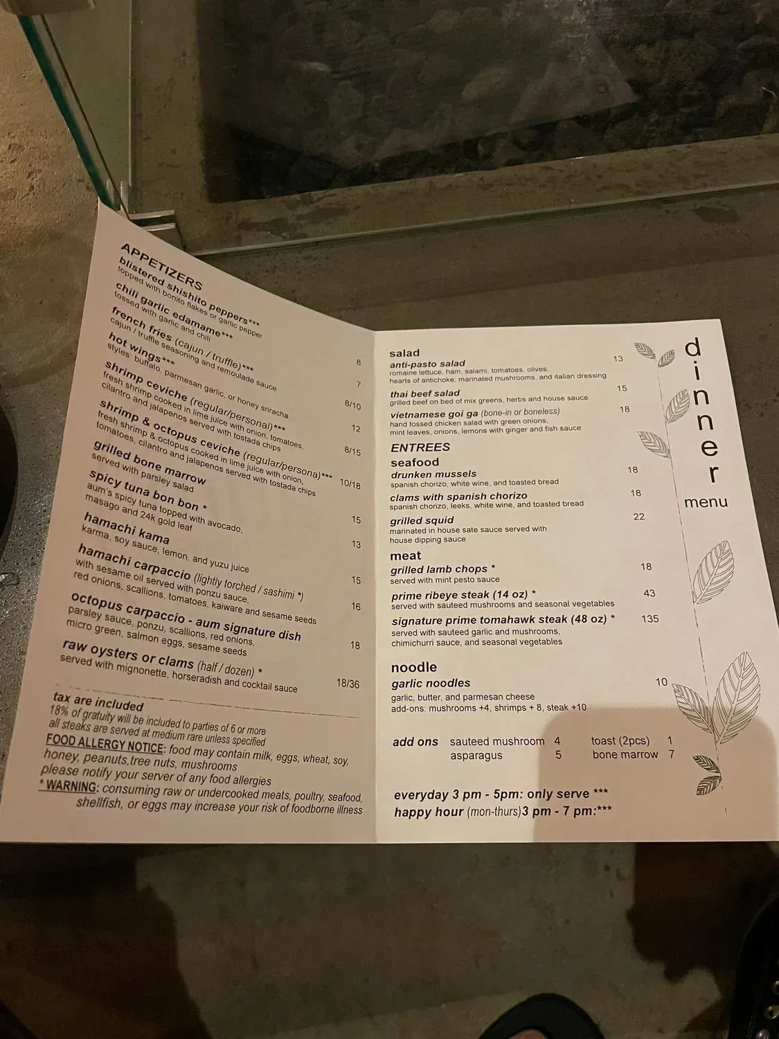 Menu 2