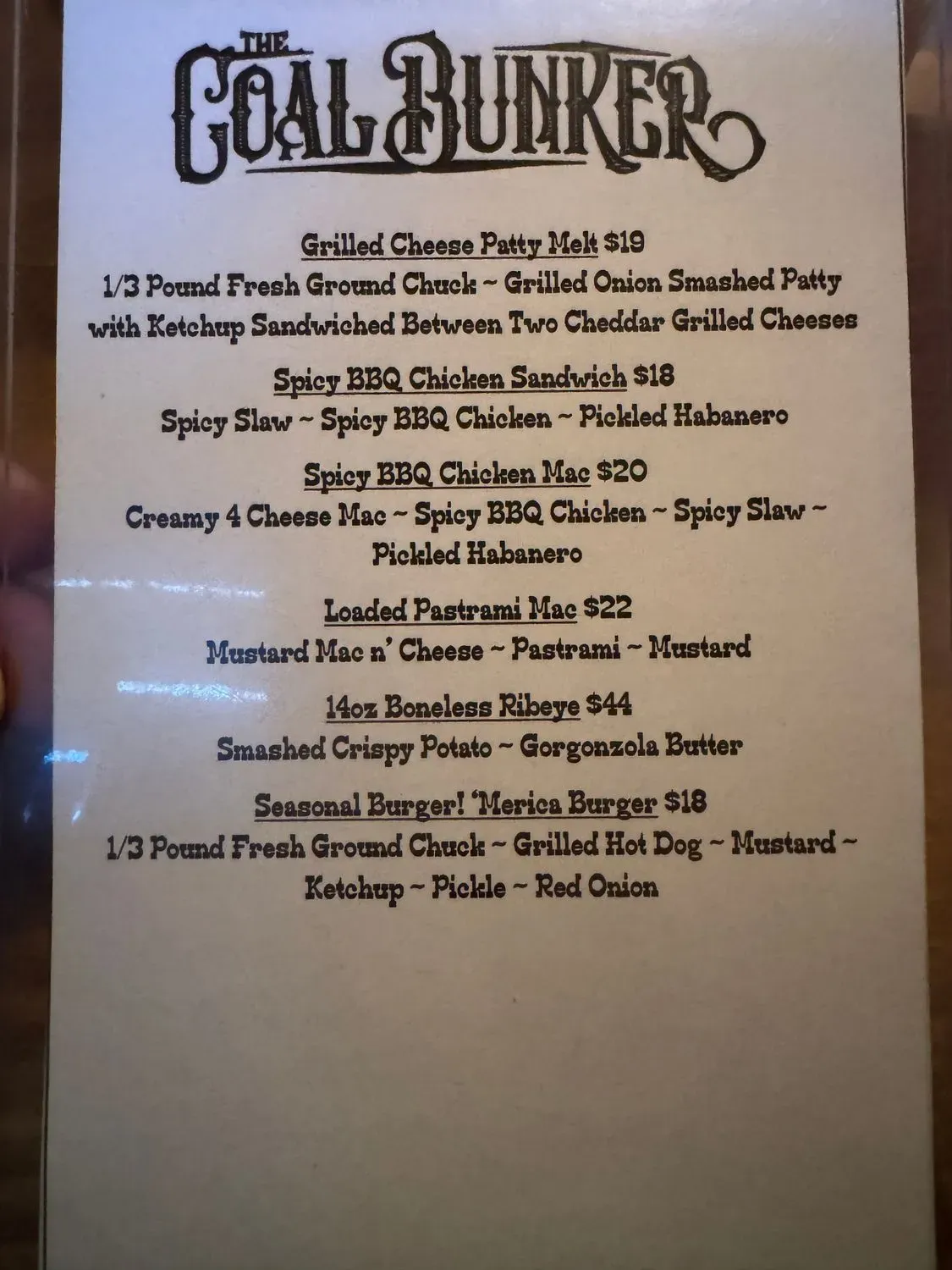 Menu 6