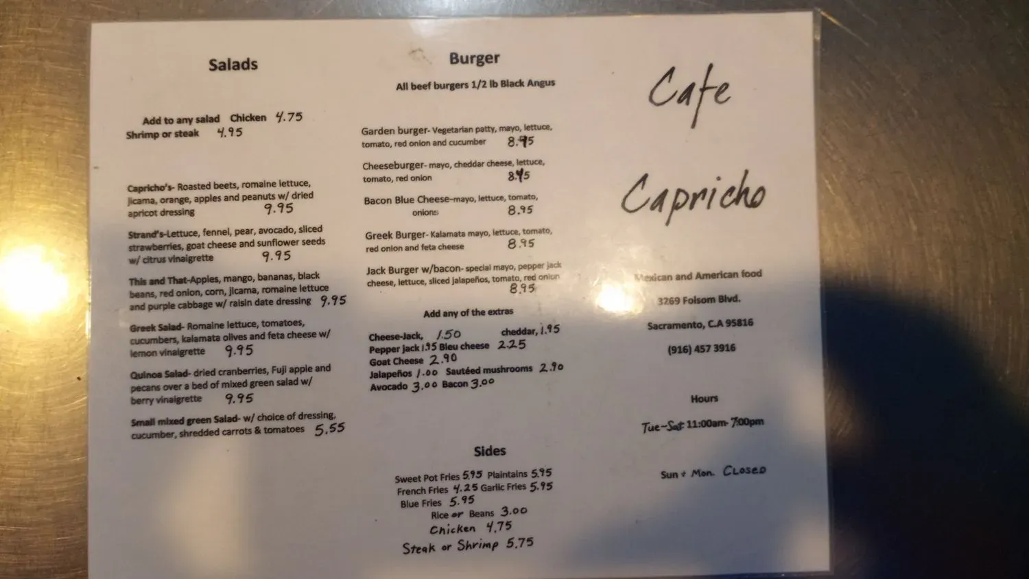 Menu 3