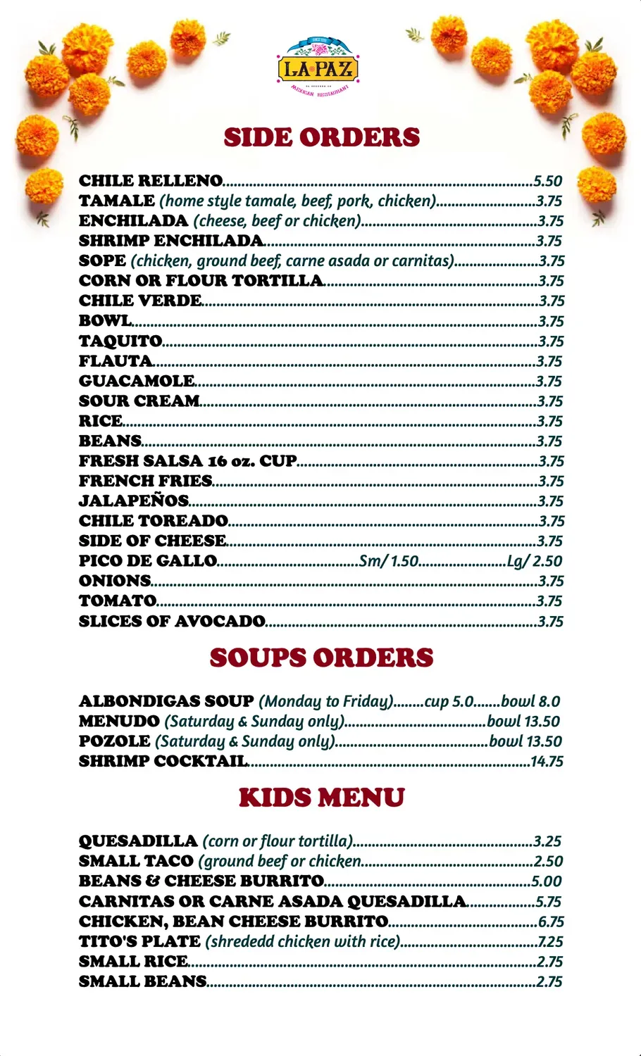 Menu 4