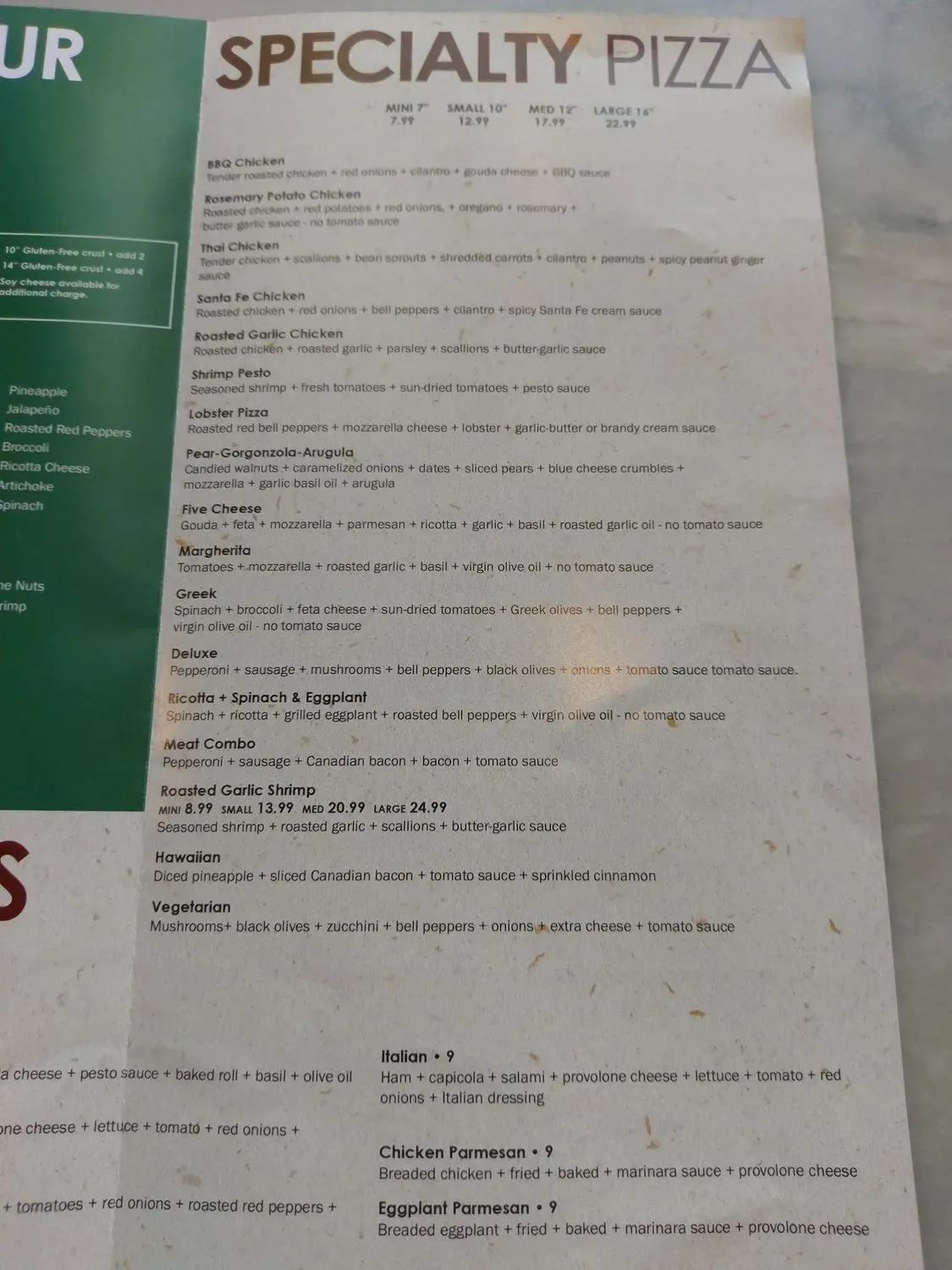 Menu 5