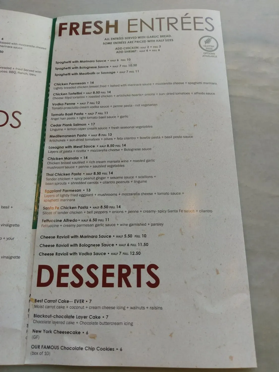 Menu 4