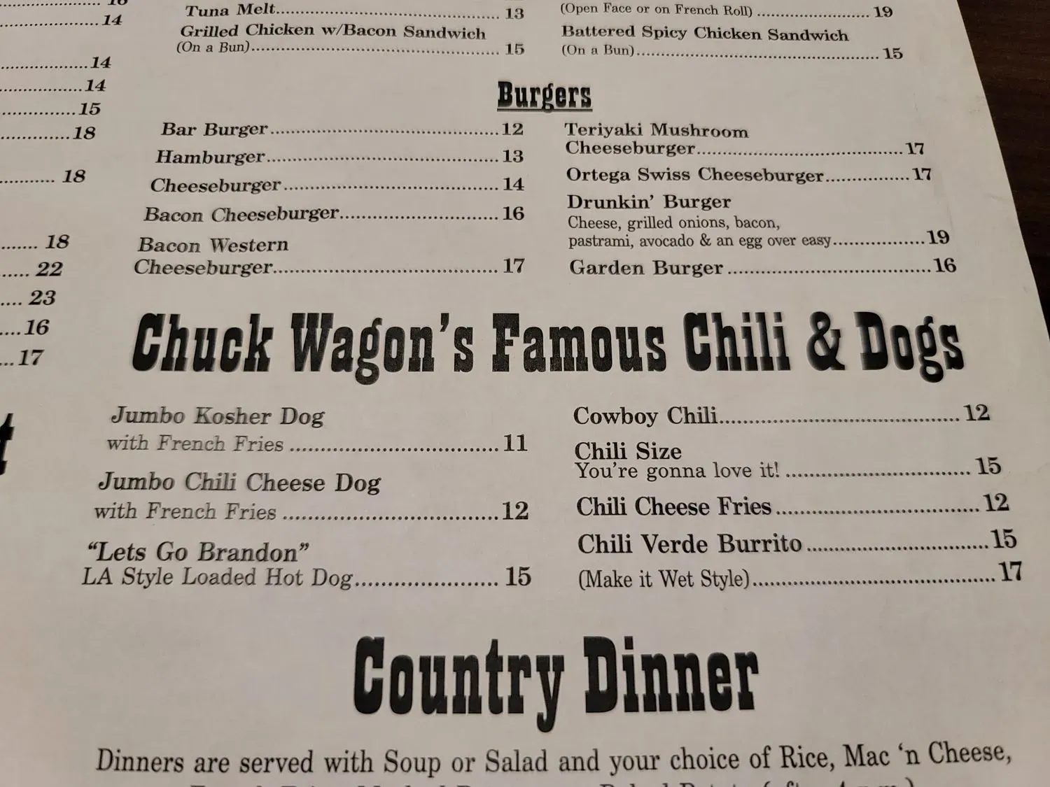 Menu 4