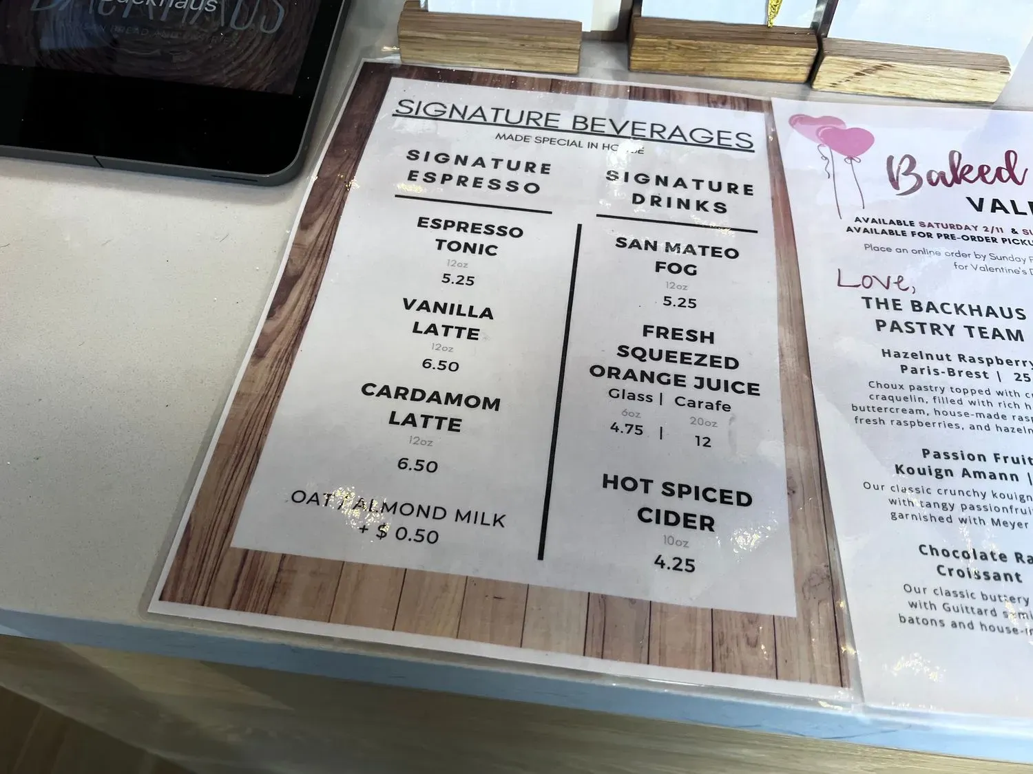 Menu 4