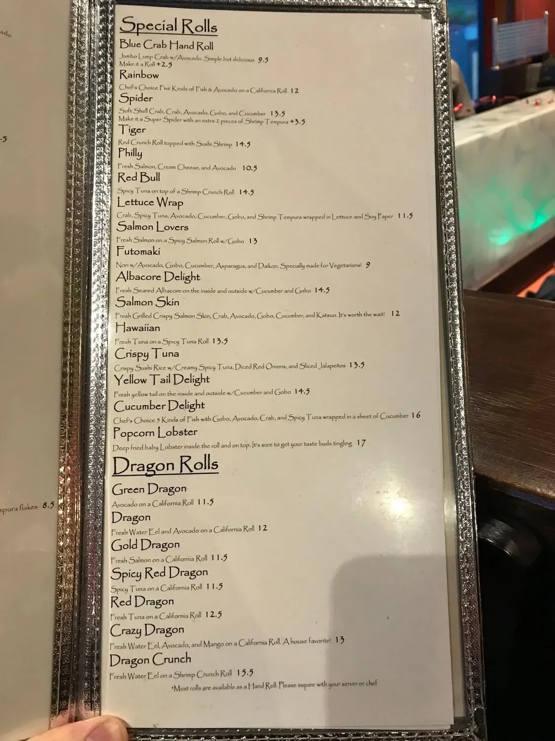 Menu 2