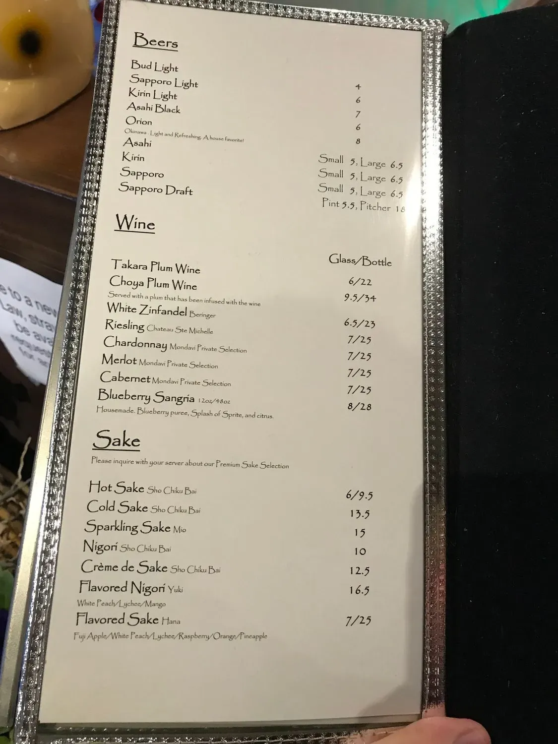 Menu 4