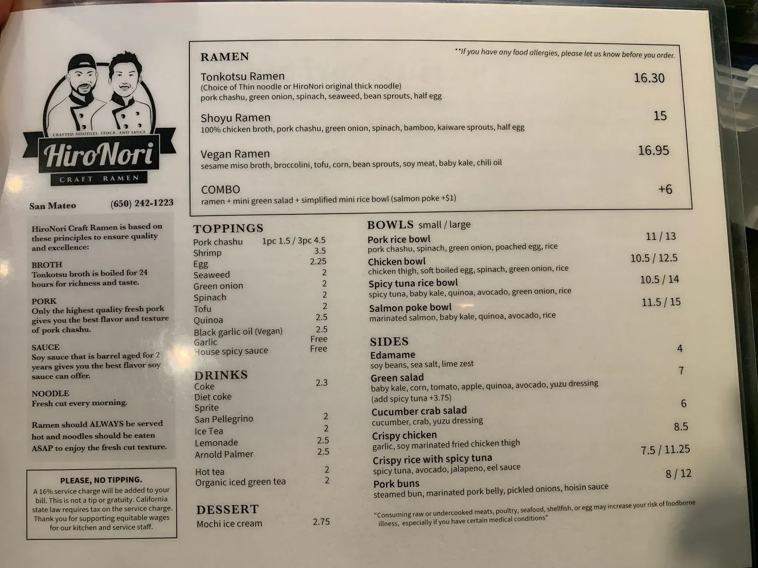 Menu 6