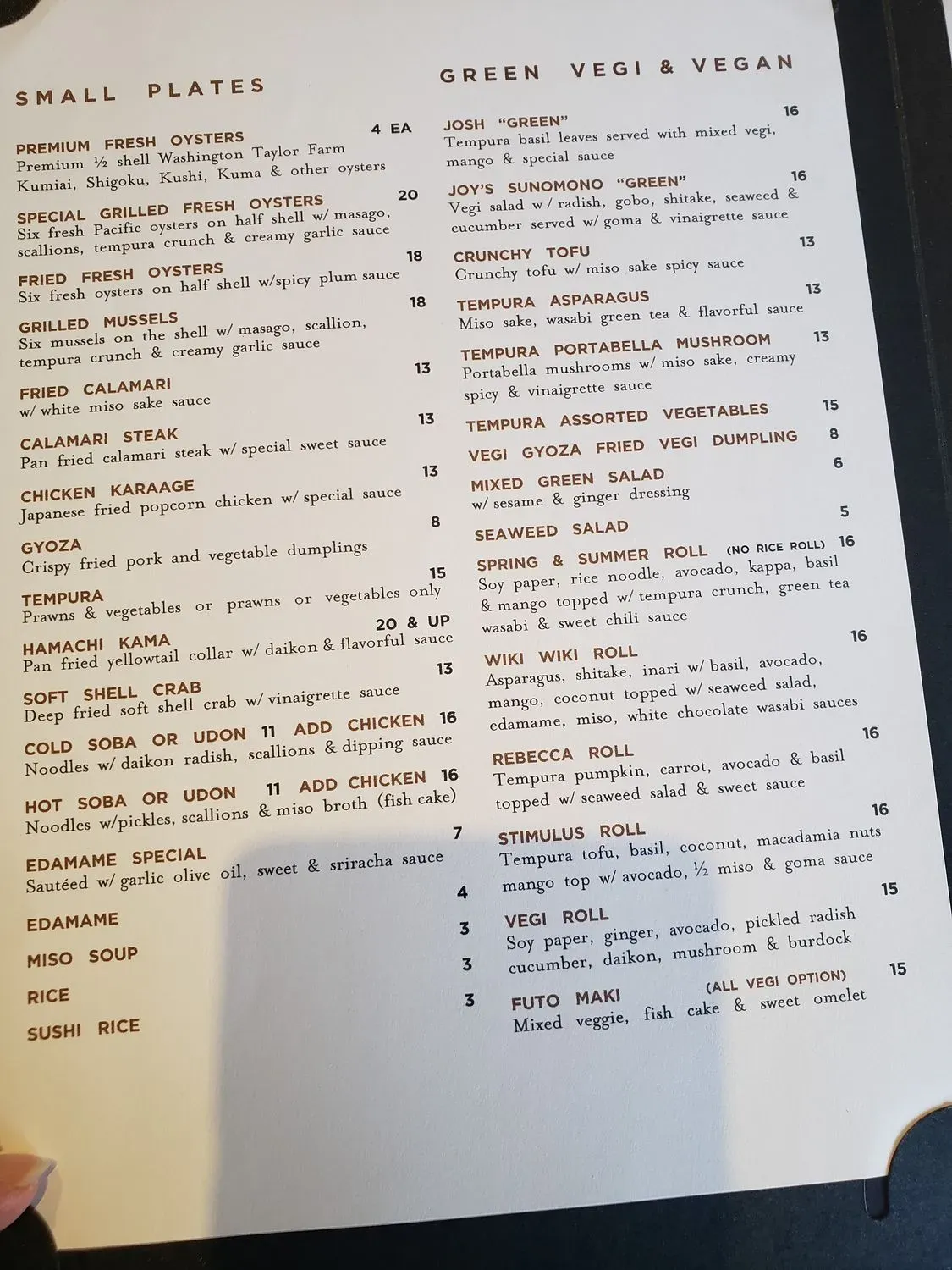 Menu 2