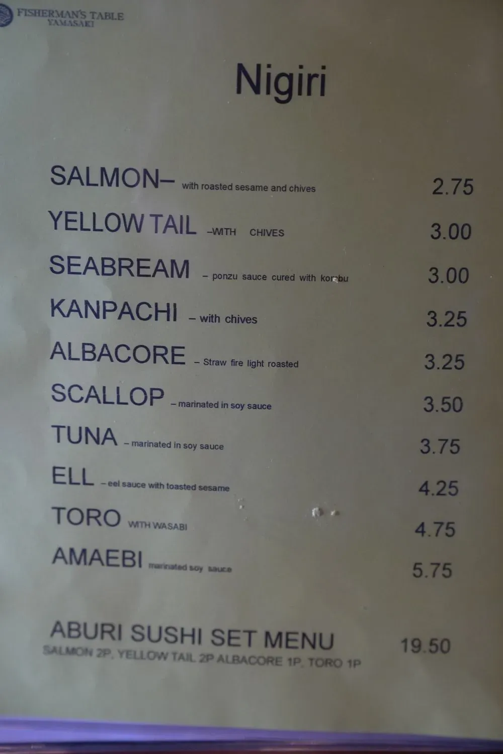 Menu 6