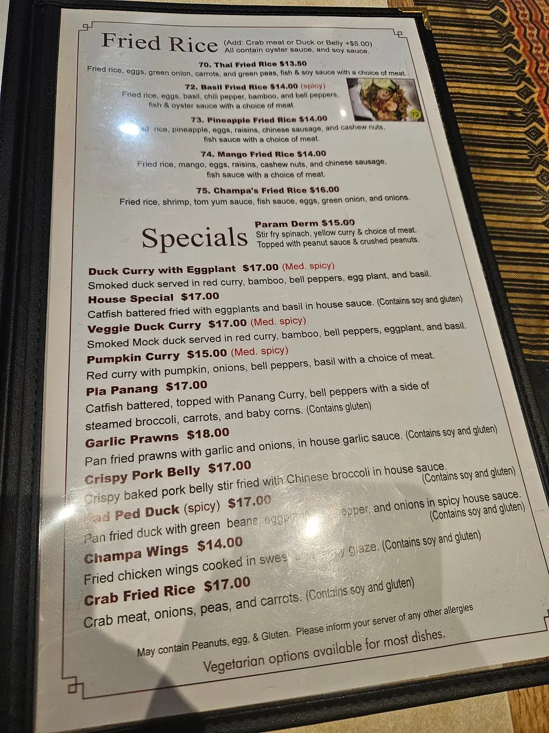 Menu 4