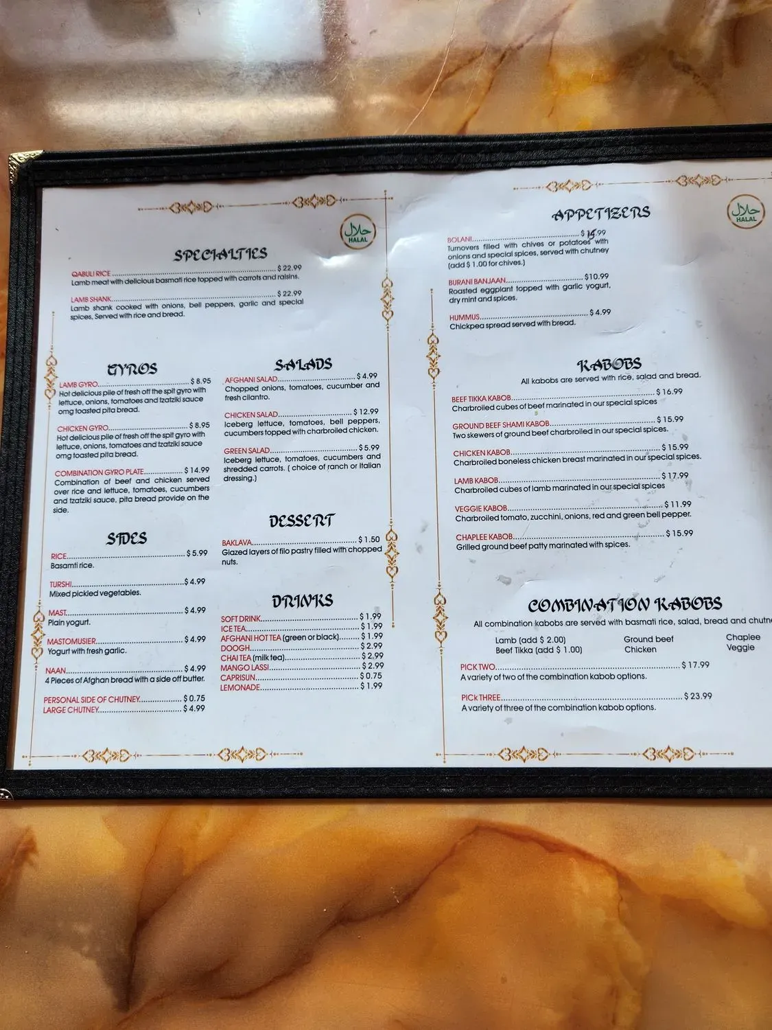 Menu 6