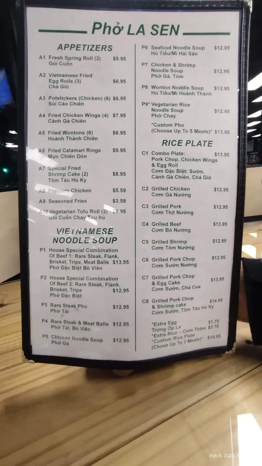 Menu 6