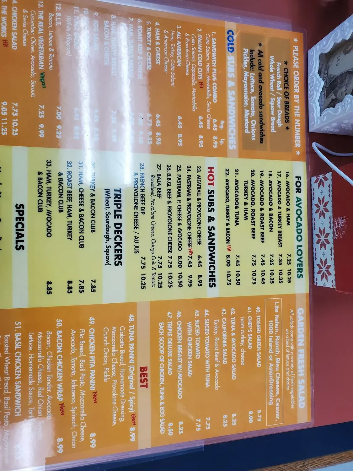 Menu 3