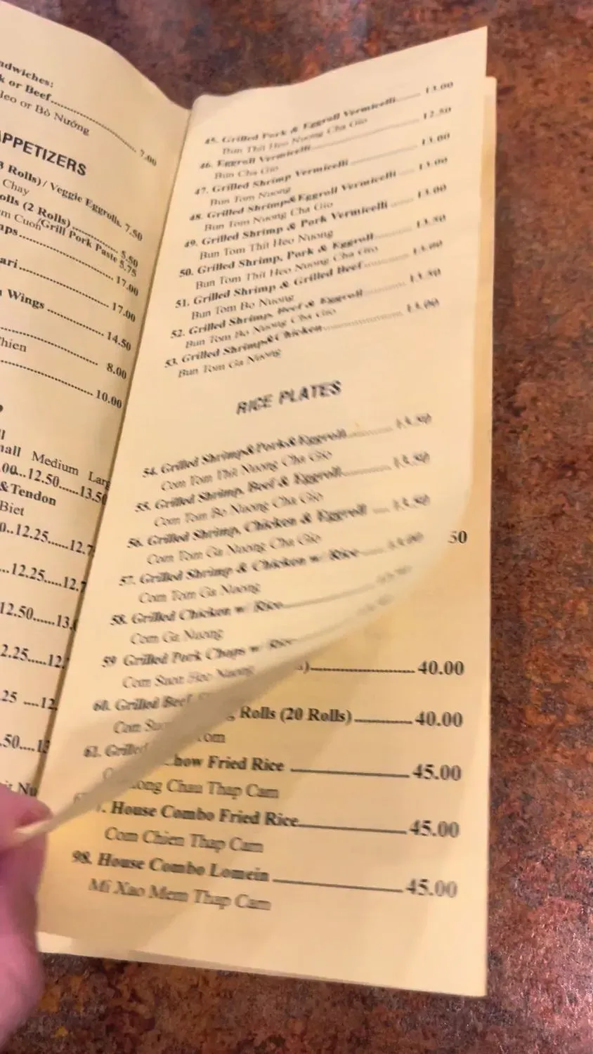 Menu 6