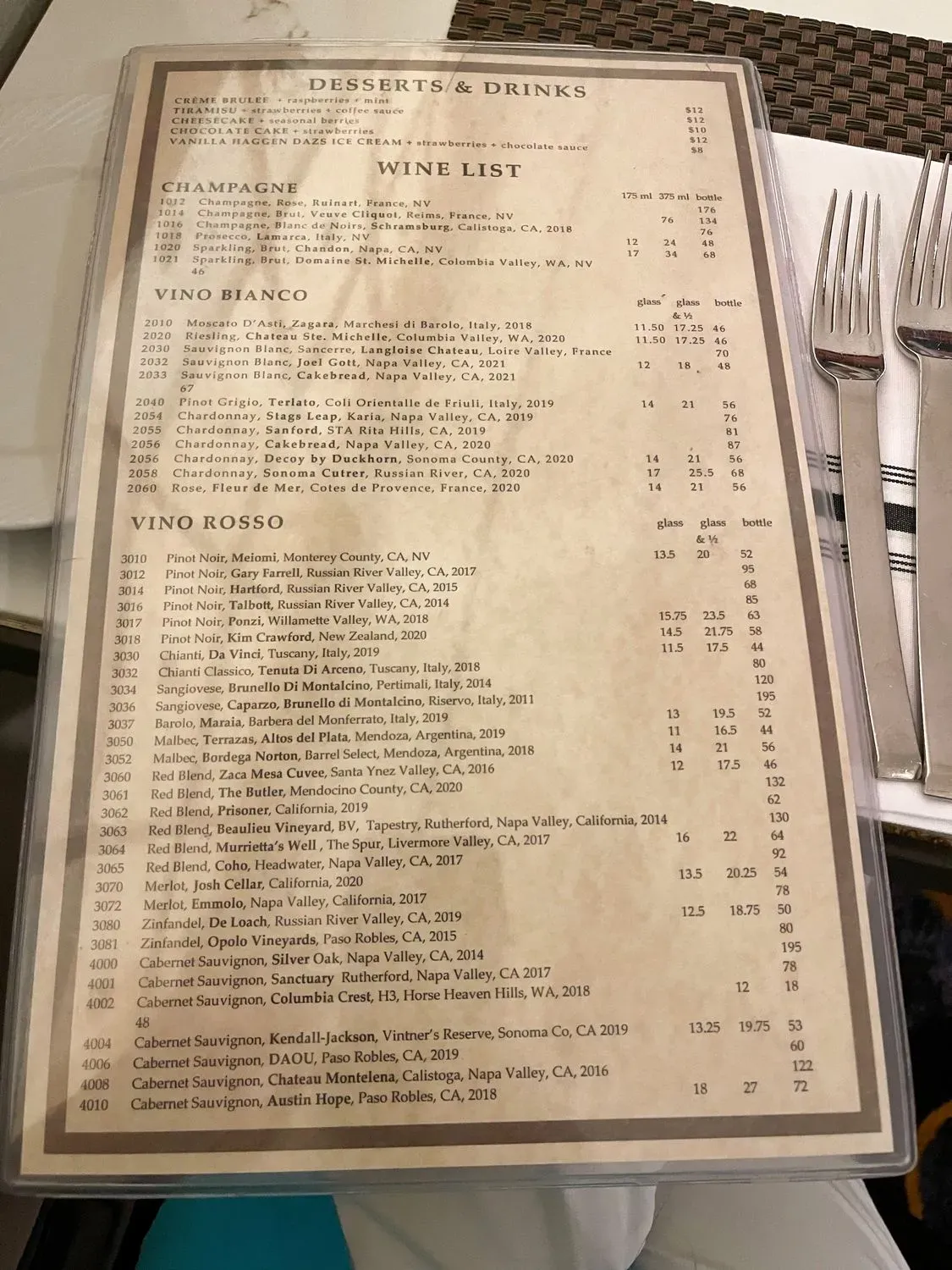 Menu 3